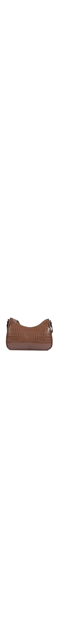 Bolsa Feminina Pequena Crocodiles Othe - Marrom