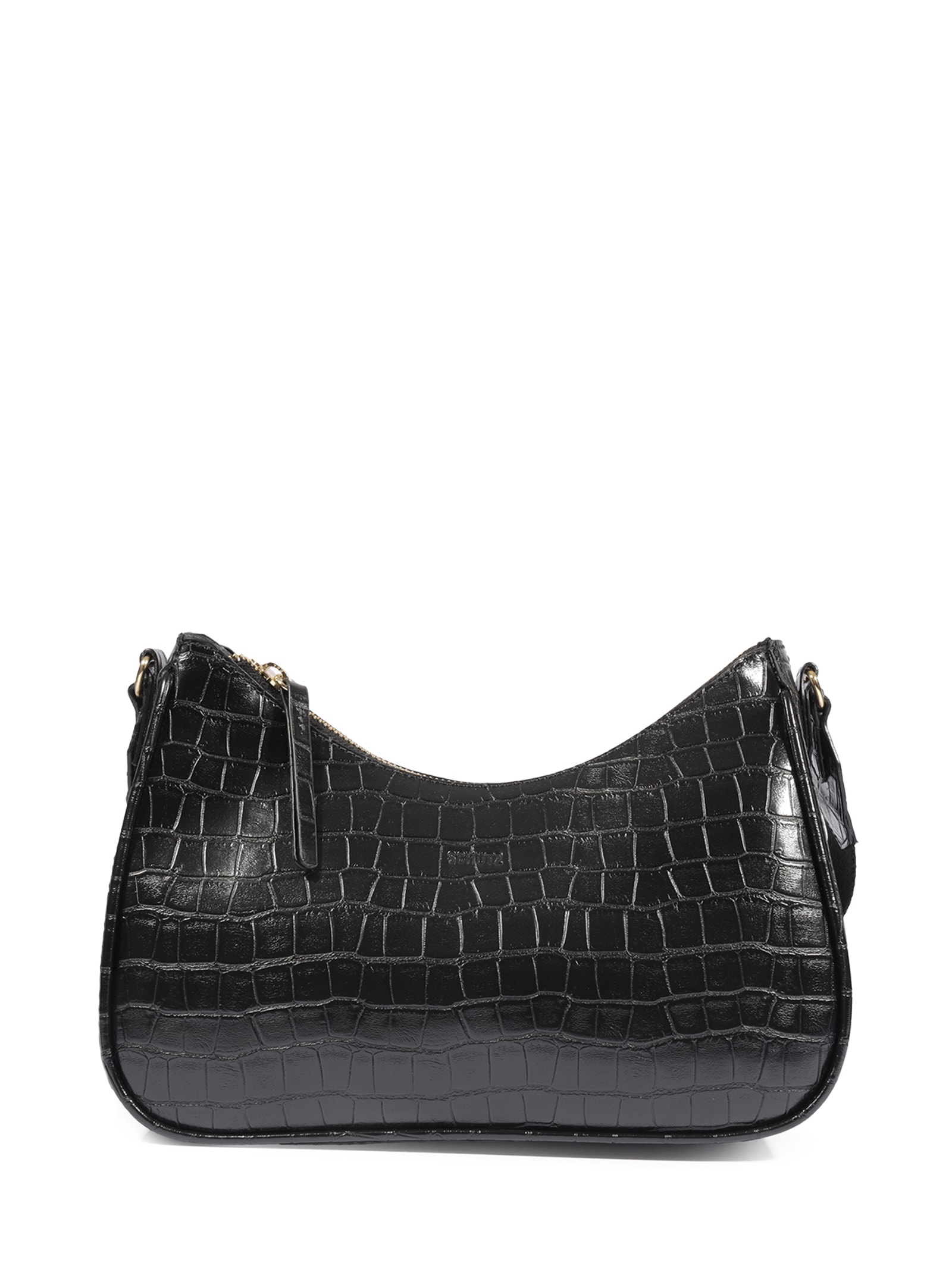 Bolsa Feminina Pequena Crocodiles Othe Preto Schutz