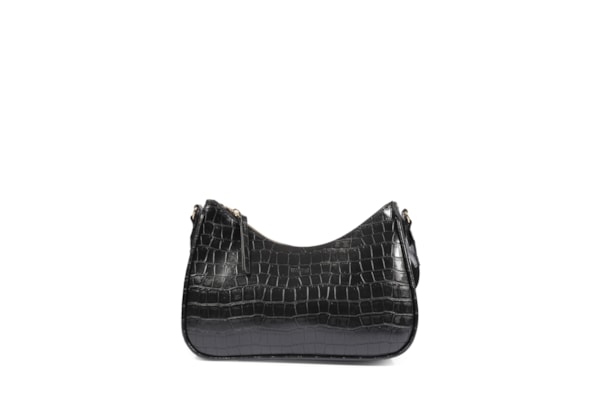 Bolsa Feminina Pequena Crocodiles Othe - Preto