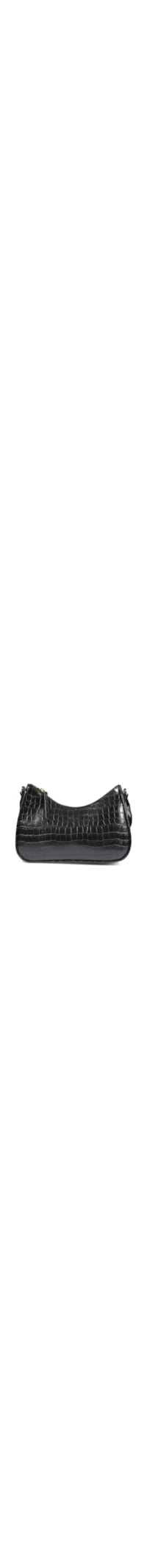 Bolsa Feminina Pequena Crocodiles Othe - Preto