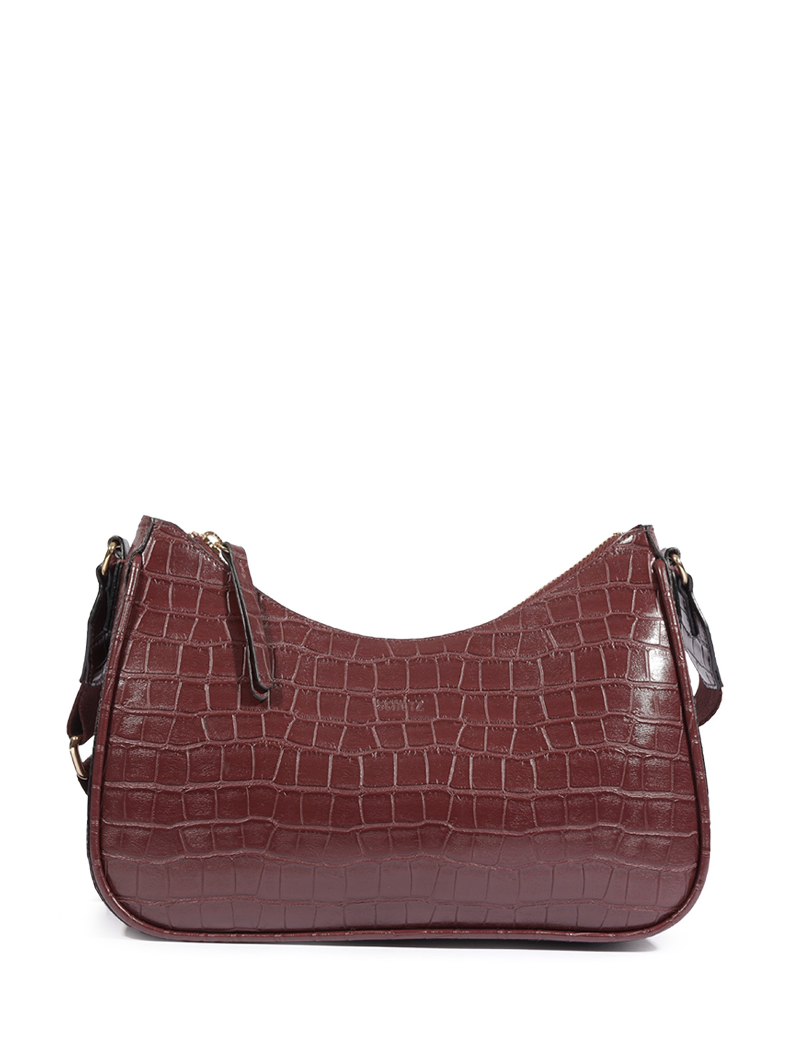 Bolsa Feminina Pequena Crocodiles Othe Vermelho Schutz