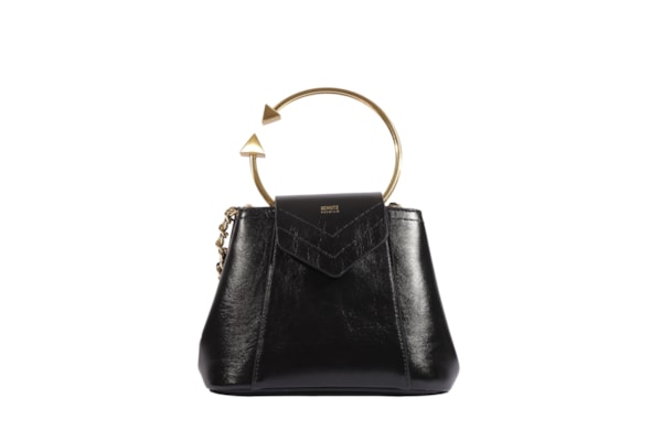 Bolsa Feminina Pequena Crossbody Lola Couro - Preto