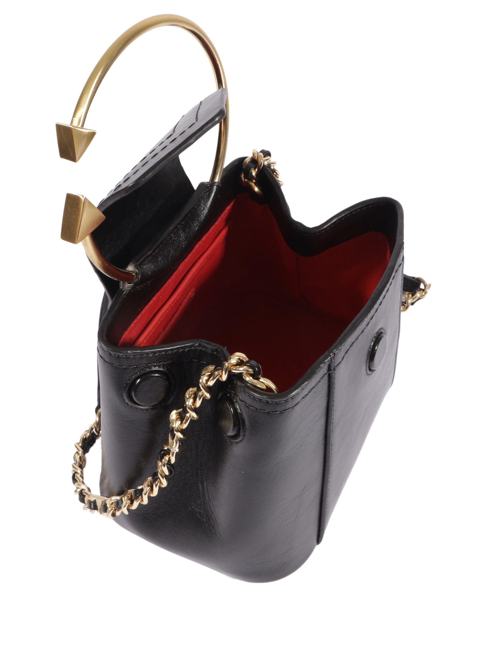 Bolsa Feminina Pequena Crossbody Lola Couro Preto Schutz