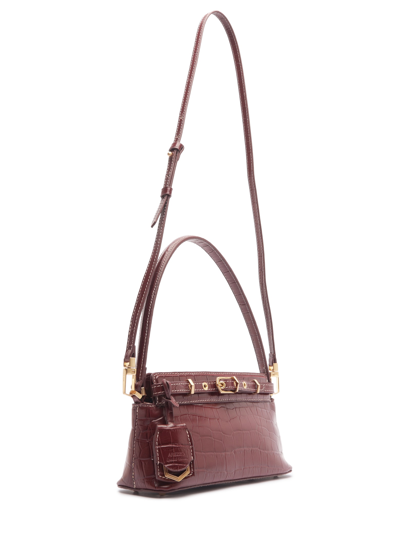 Bolsa Feminina Pequena de Ombro Vermelho Arezzo