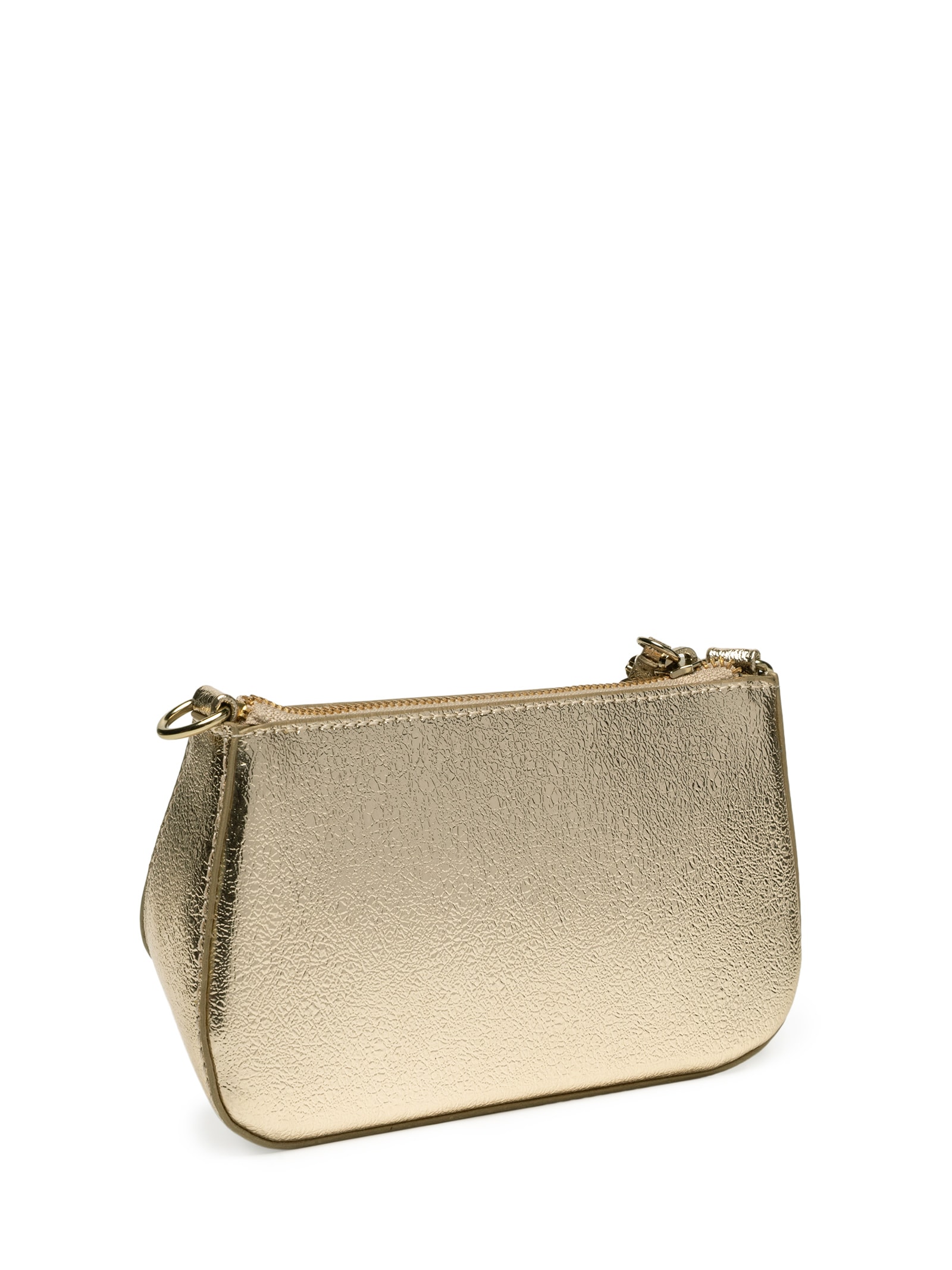 Bolsa Feminina Pequena Elettra Tecno Dourado Schutz