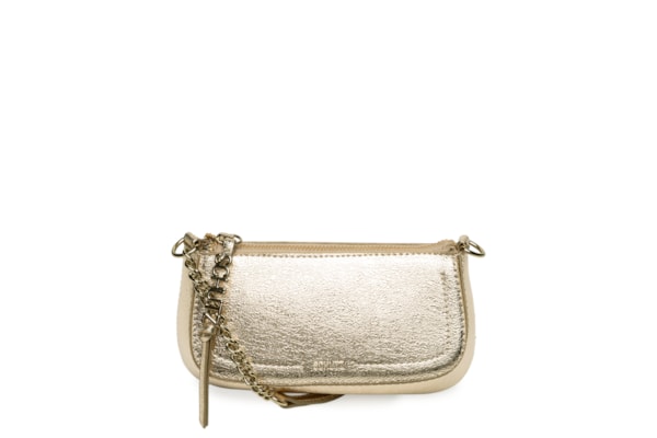 Bolsa Feminina Pequena Elettra Tecno - Dourado