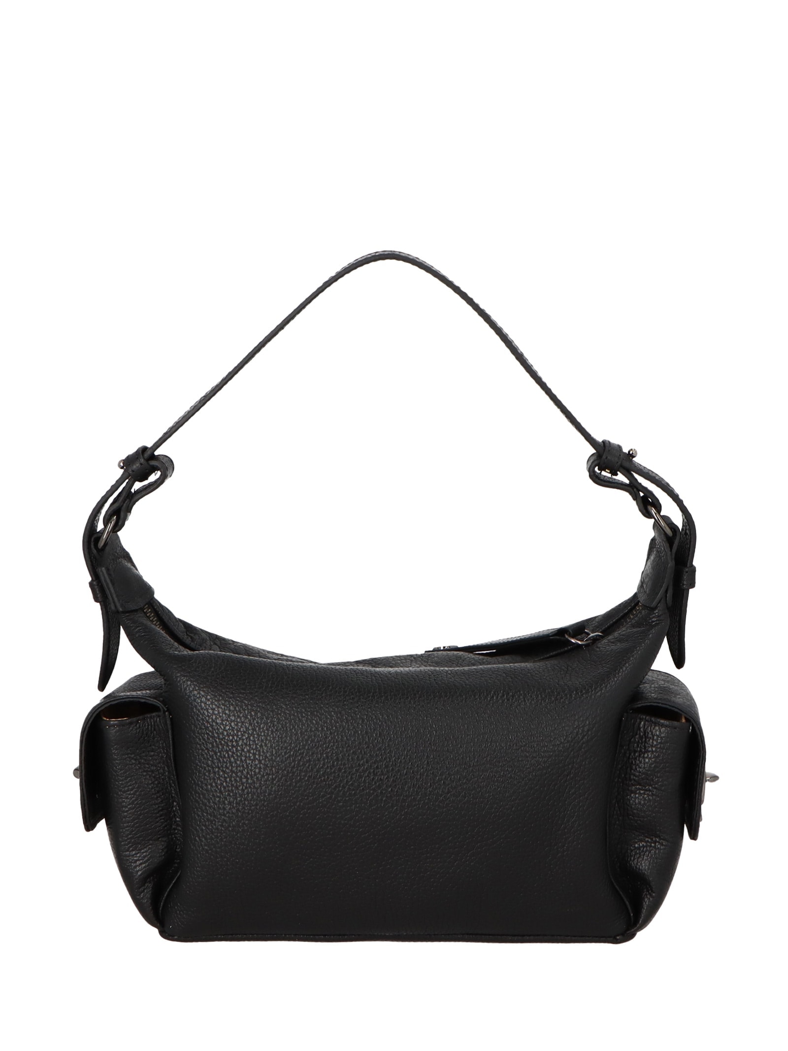 Bolsa Feminina Pequena Em Couro Campero Preto Luiza Barcelos