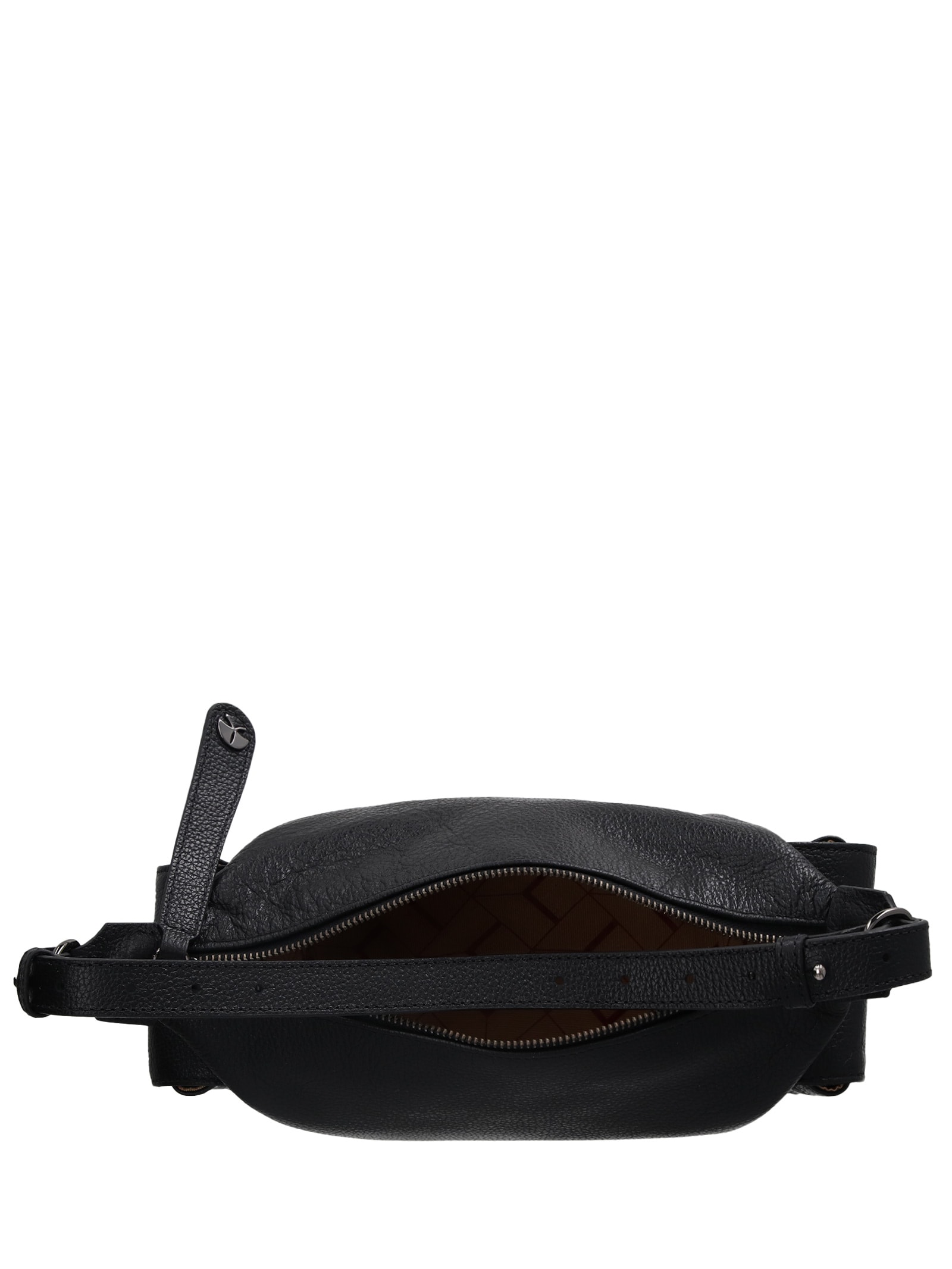 Bolsa Feminina Pequena Em Couro Campero Preto Luiza Barcelos