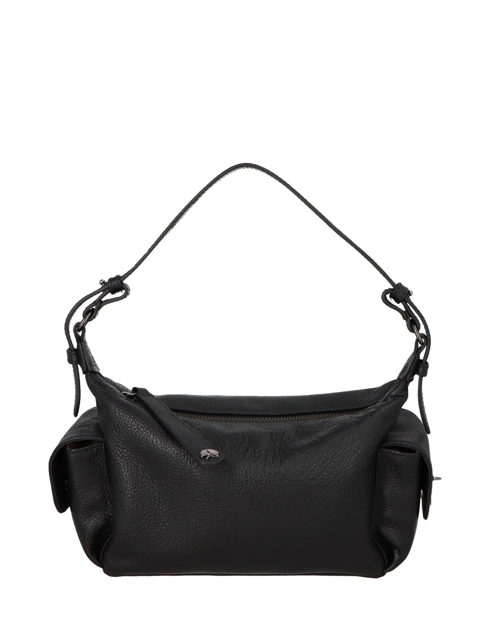 Bolsa Feminina Pequena Em Couro Campero Preto Luiza Barcelos