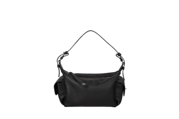Bolsa Feminina Pequena Em Couro Campero - Preto