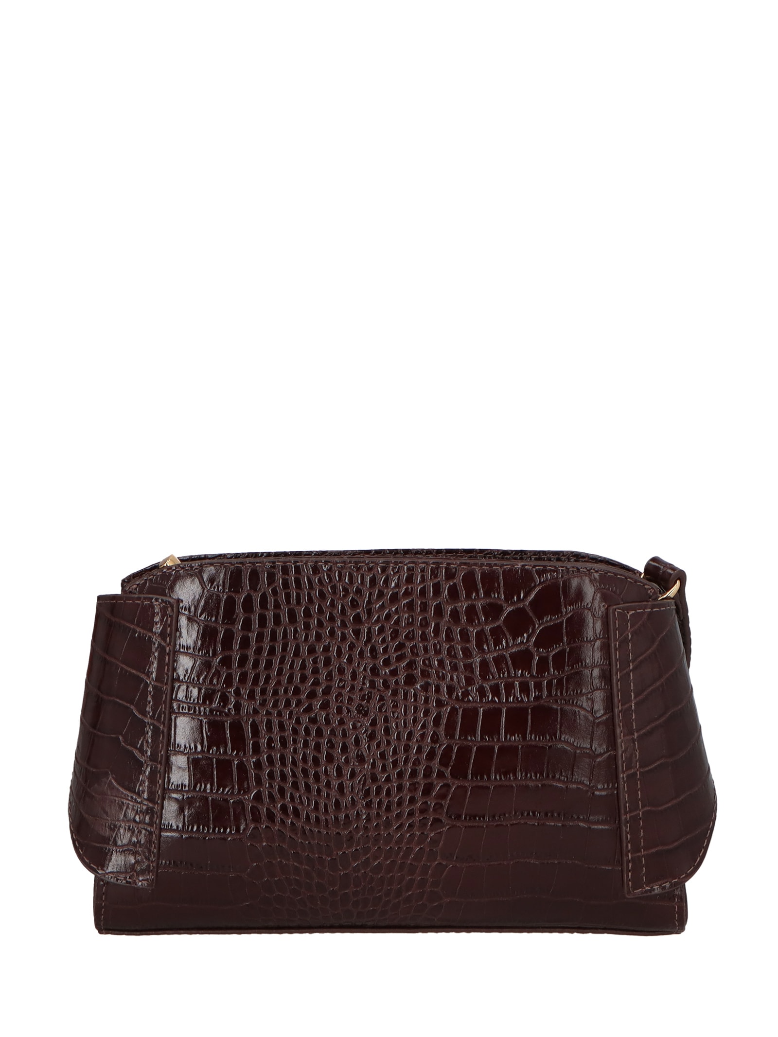 Bolsa Feminina Pequena Em Couro Marrom Luiza Barcelos