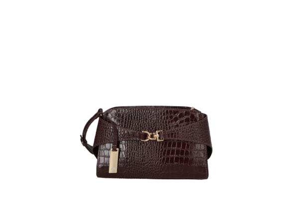 Bolsa Feminina Pequena Em Couro - Marrom