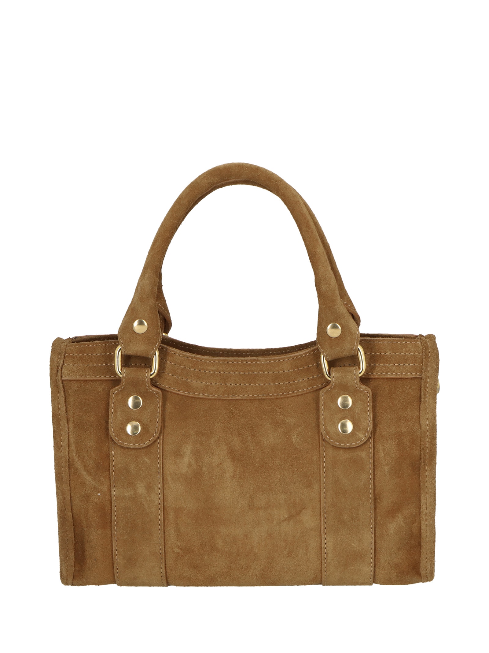 Bolsa Feminina Pequena Em Couro Marrom Luiza Barcelos