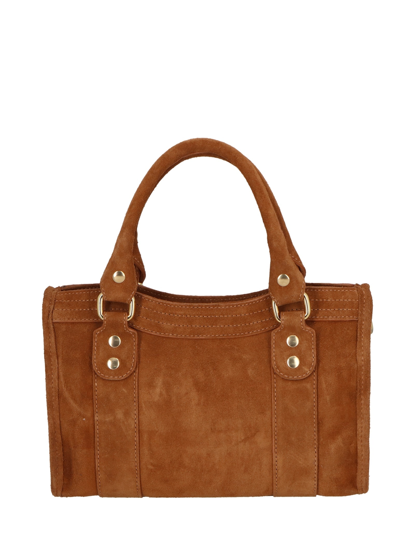 Bolsa Feminina Pequena Em Couro Marrom Luiza Barcelos