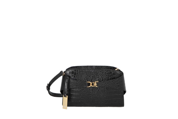 Bolsa Feminina Pequena Em Couro - Preto