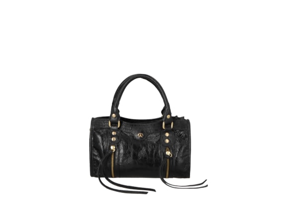 Bolsa Feminina Pequena Em Couro - Preto