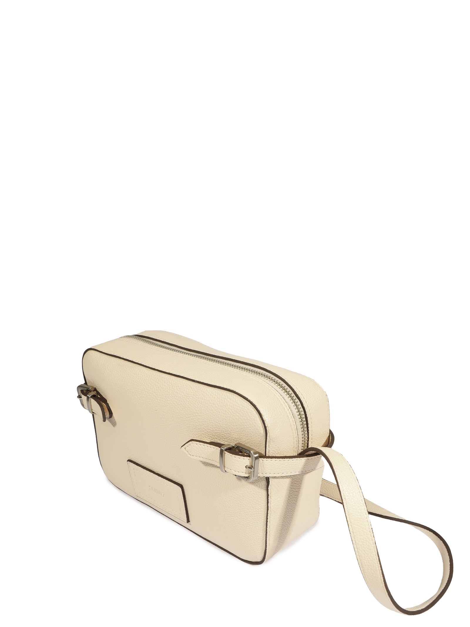 Bolsa Feminina Pequena Fivelas Branco Schutz