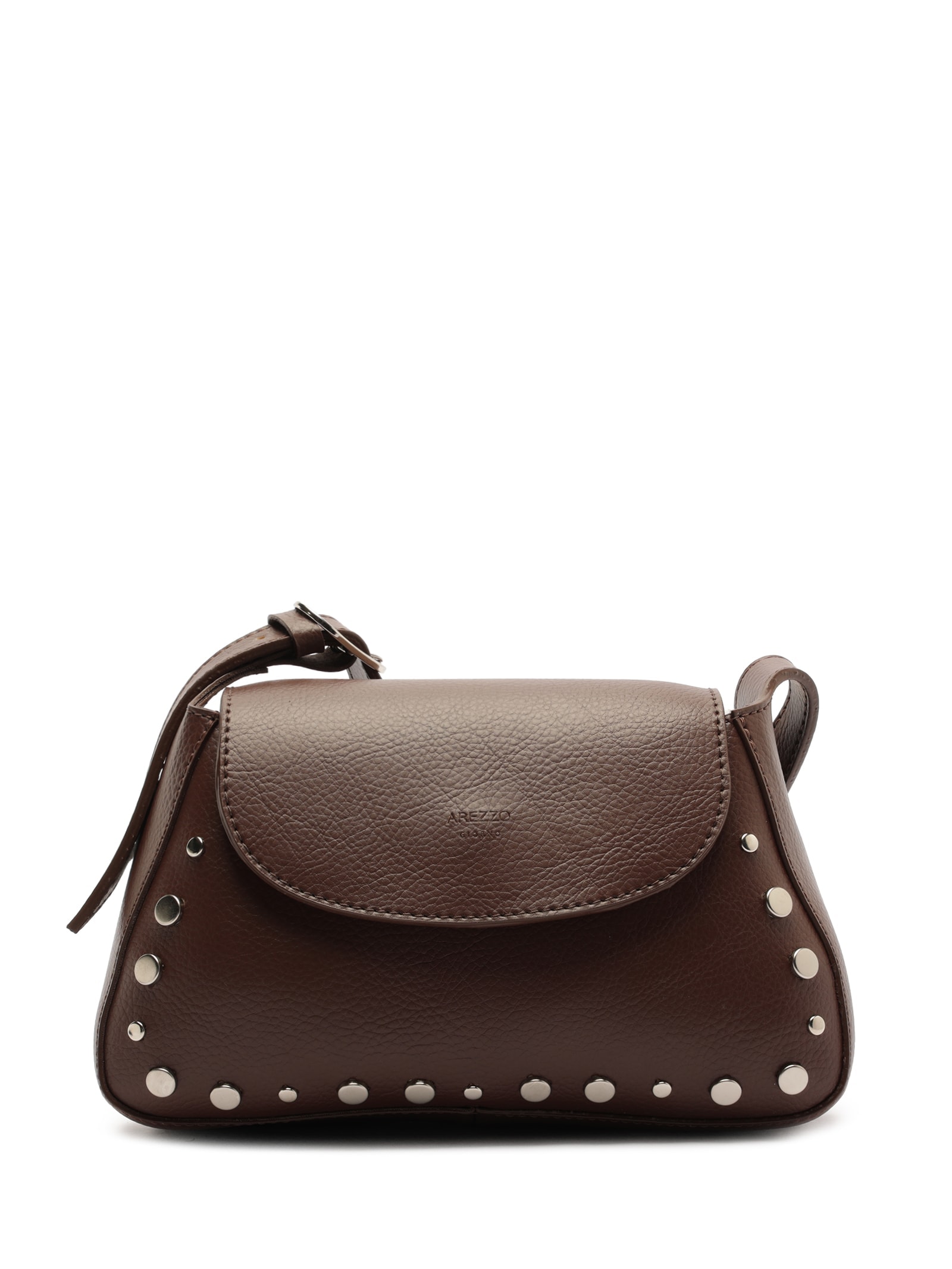 Bolsa Feminina Pequena Floa Sof Marrom Arezzo