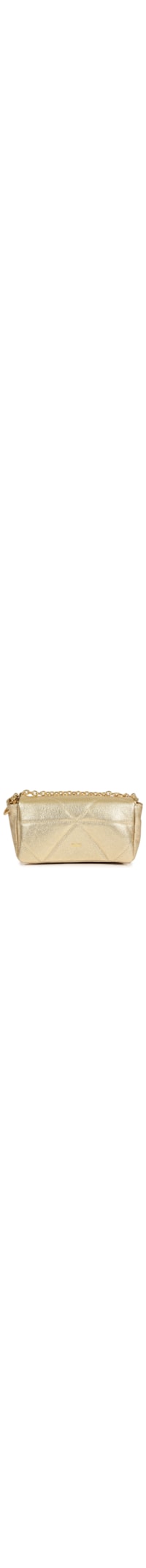 Bolsa Feminina Pequena Floater Smooth - Dourado