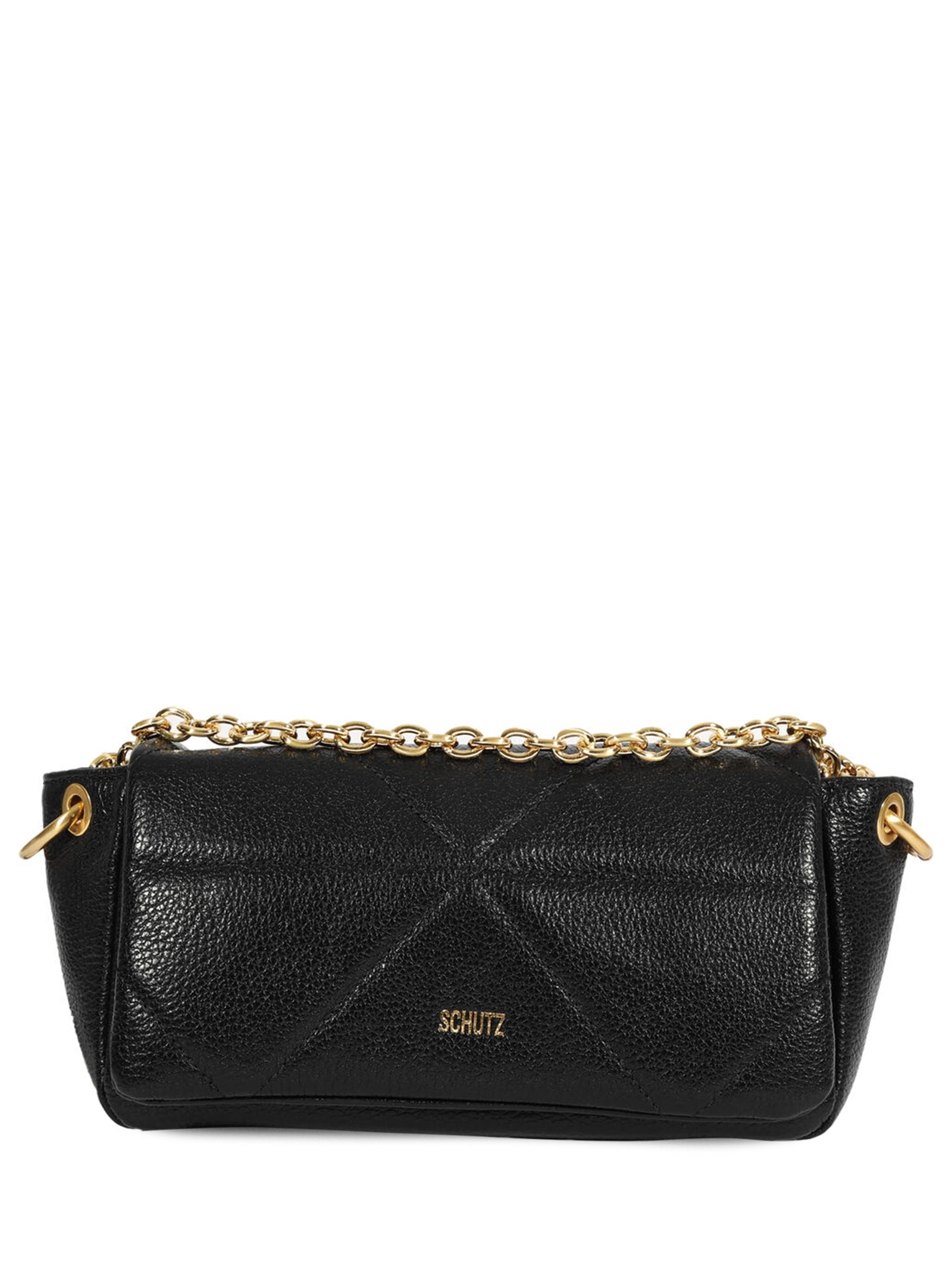 Bolsa Feminina Pequena Floater Smooth Preto Schutz