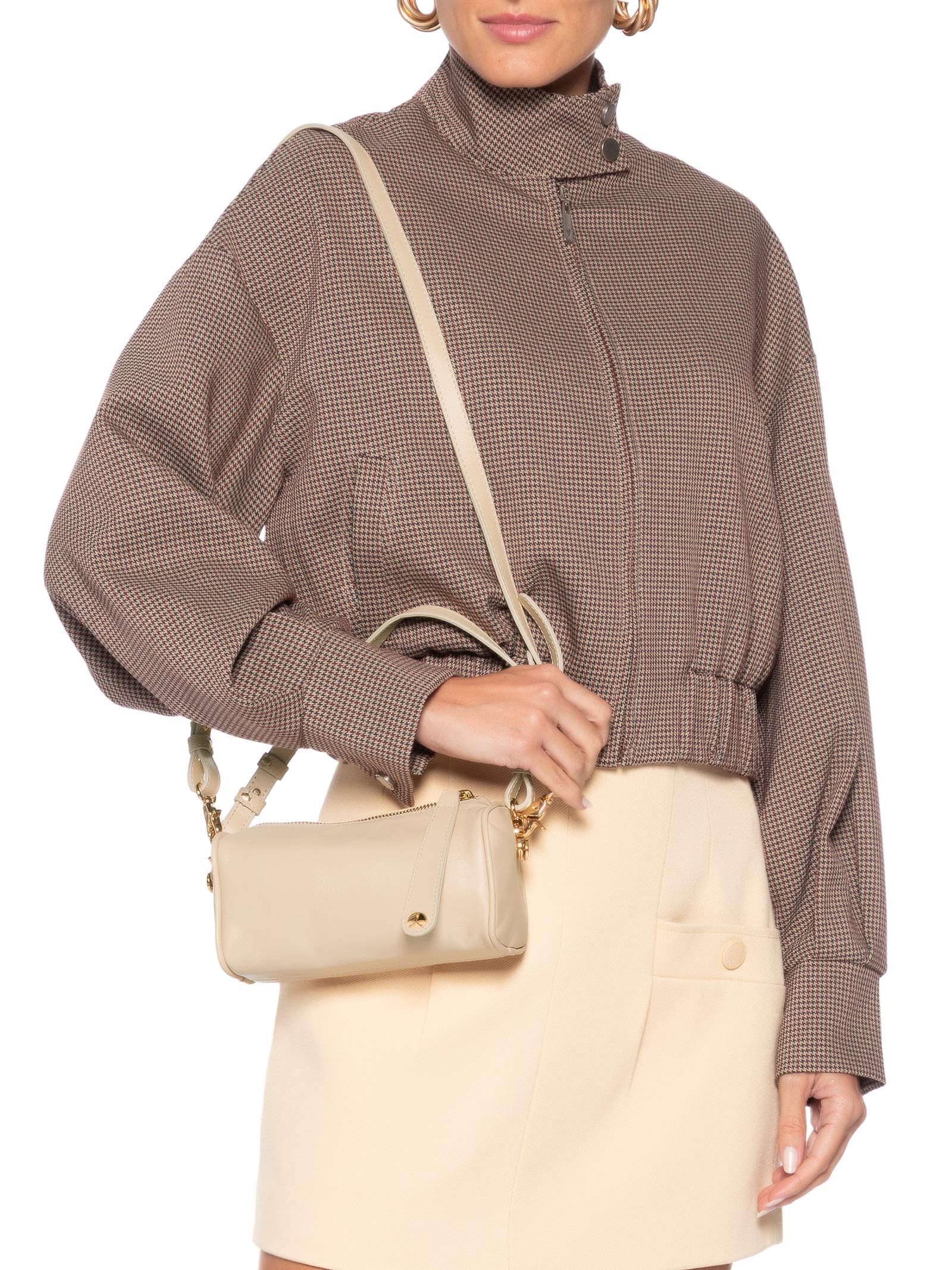 Bolsa Feminina Pequena Grease Branco Luiza Barcelos