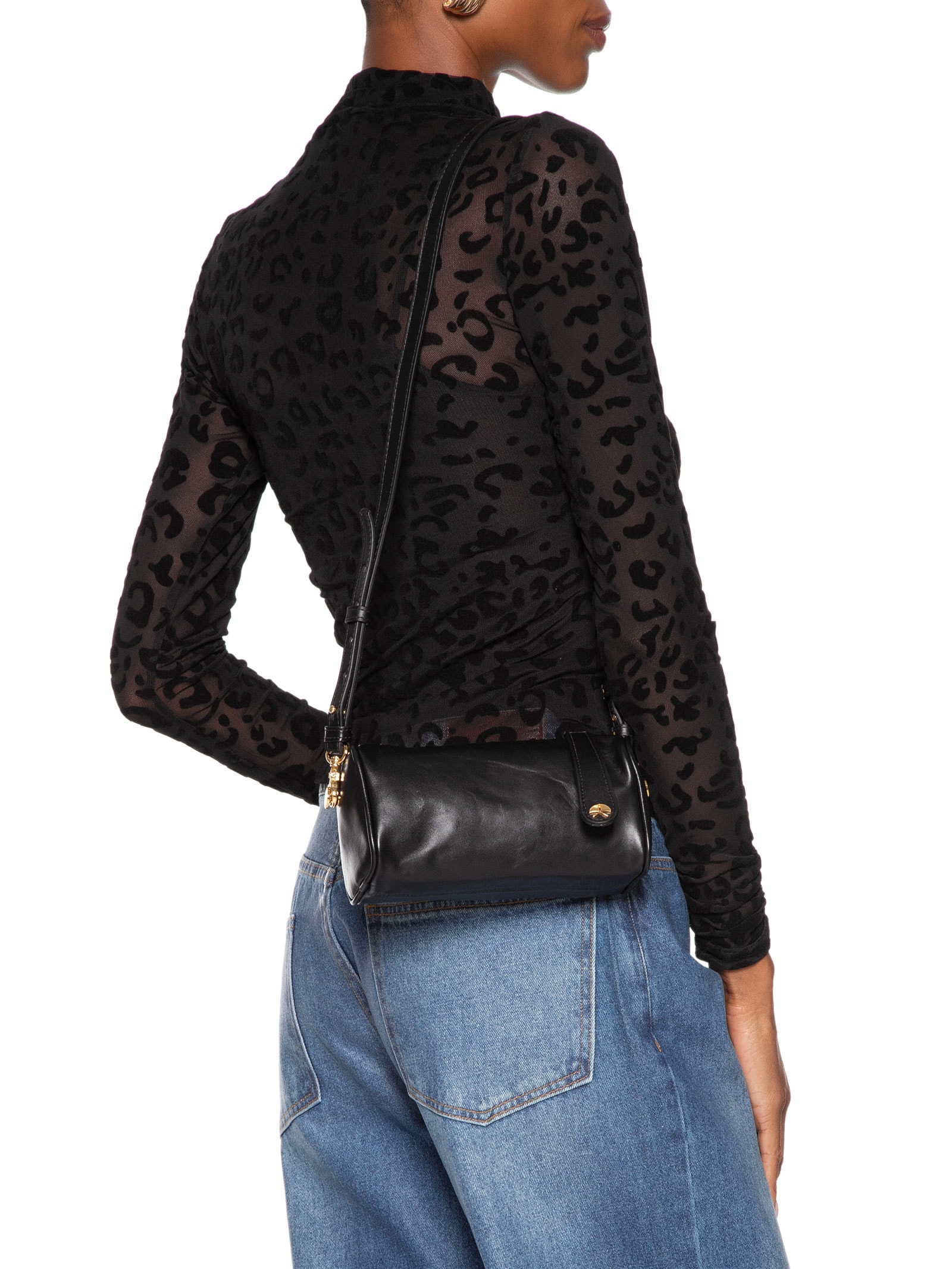 Bolsa Feminina Pequena Grease Preto Luiza Barcelos