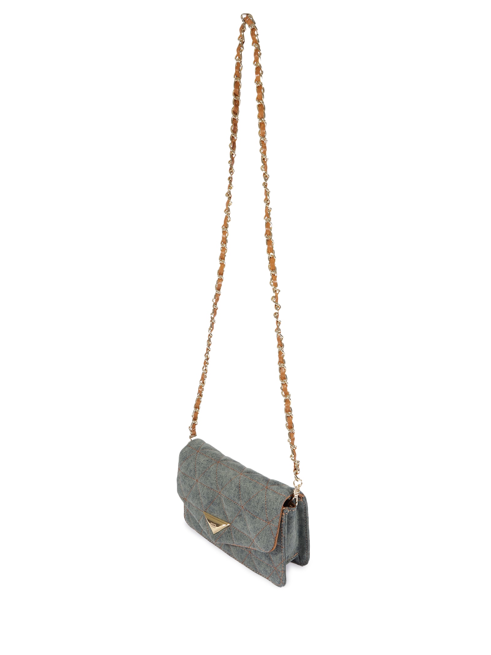 Bolsa Feminina Pequena Jeans Verde Schutz