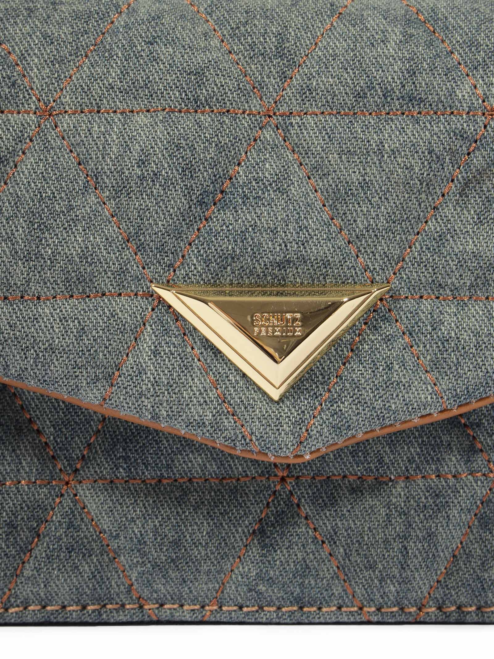 Bolsa Feminina Pequena Jeans Verde Schutz