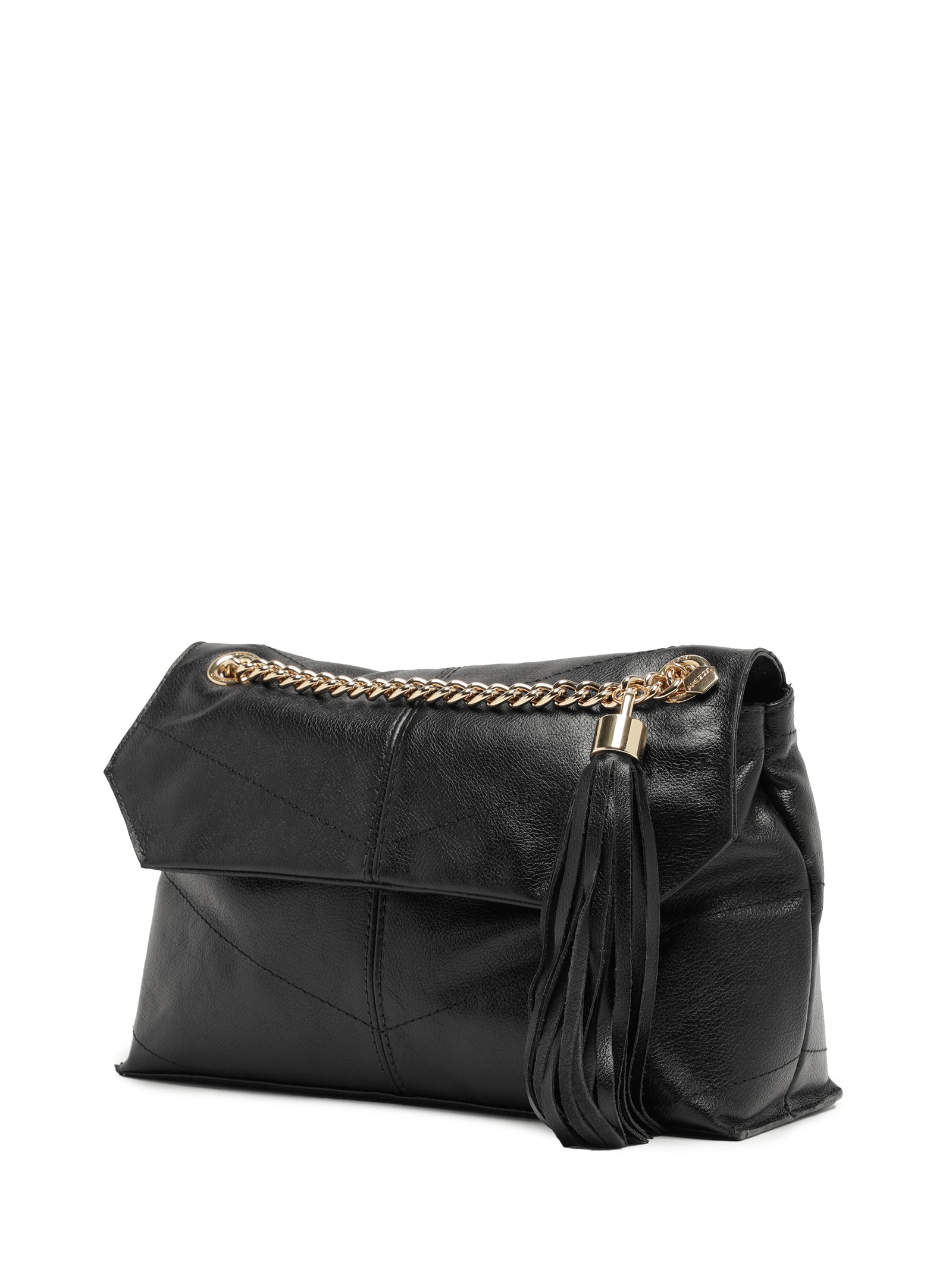 Bolsa Feminina Pequena Leather Glove Preto Arezzo