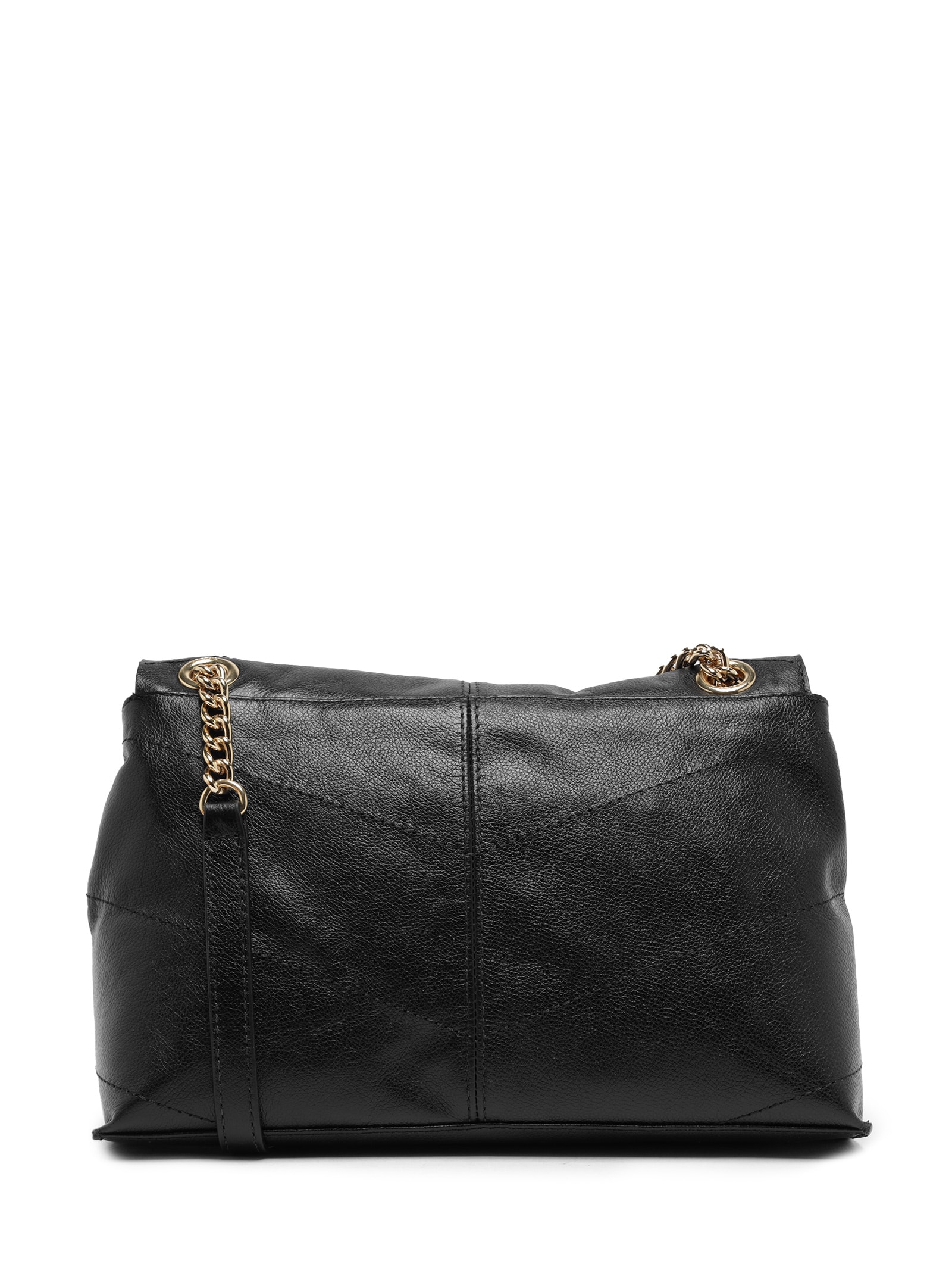 Bolsa Feminina Pequena Leather Glove Preto Arezzo