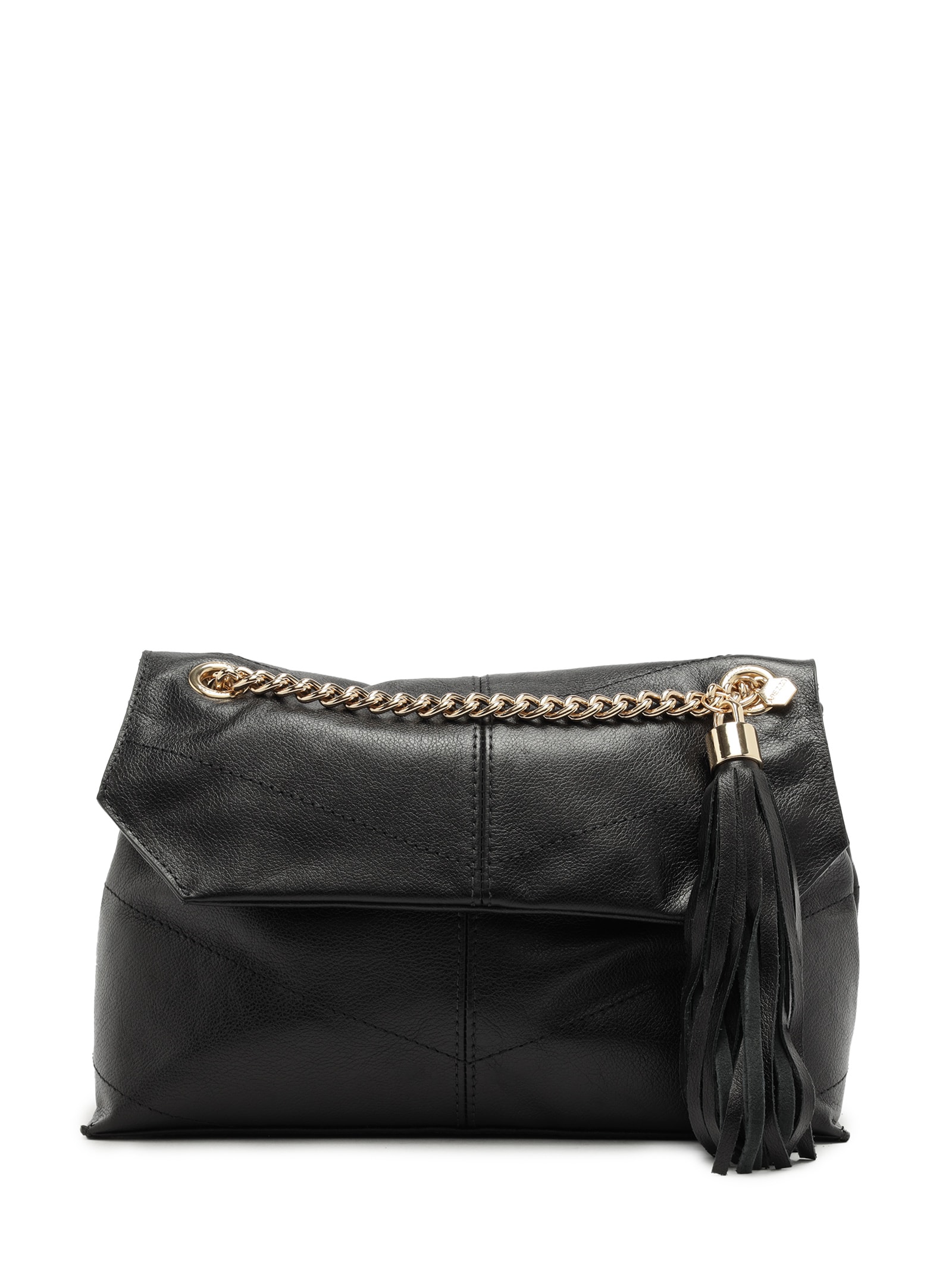 Bolsa Feminina Pequena Leather Glove Preto Arezzo