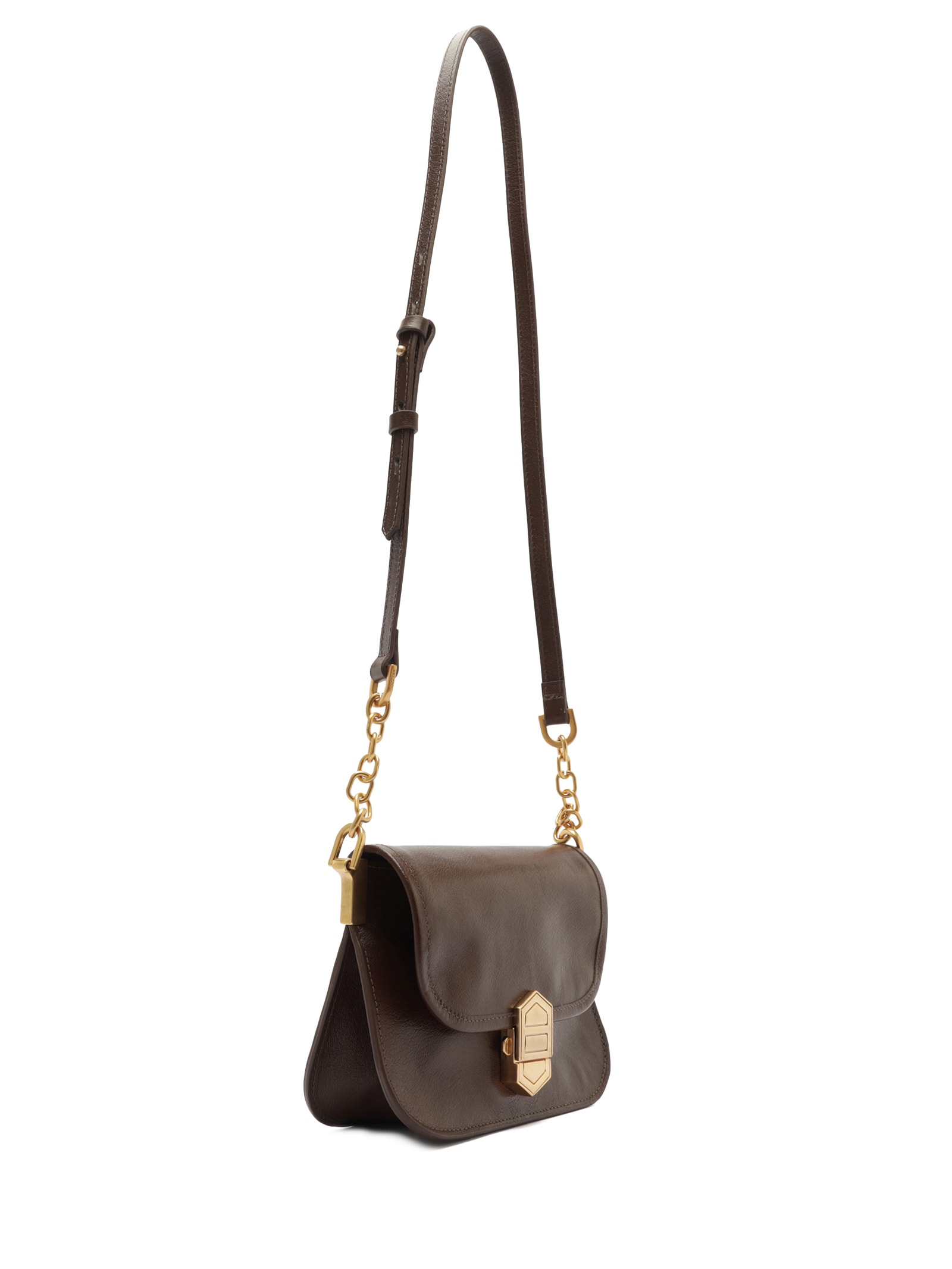 Bolsa Feminina Pequena Leather Sand Marrom Arezzo