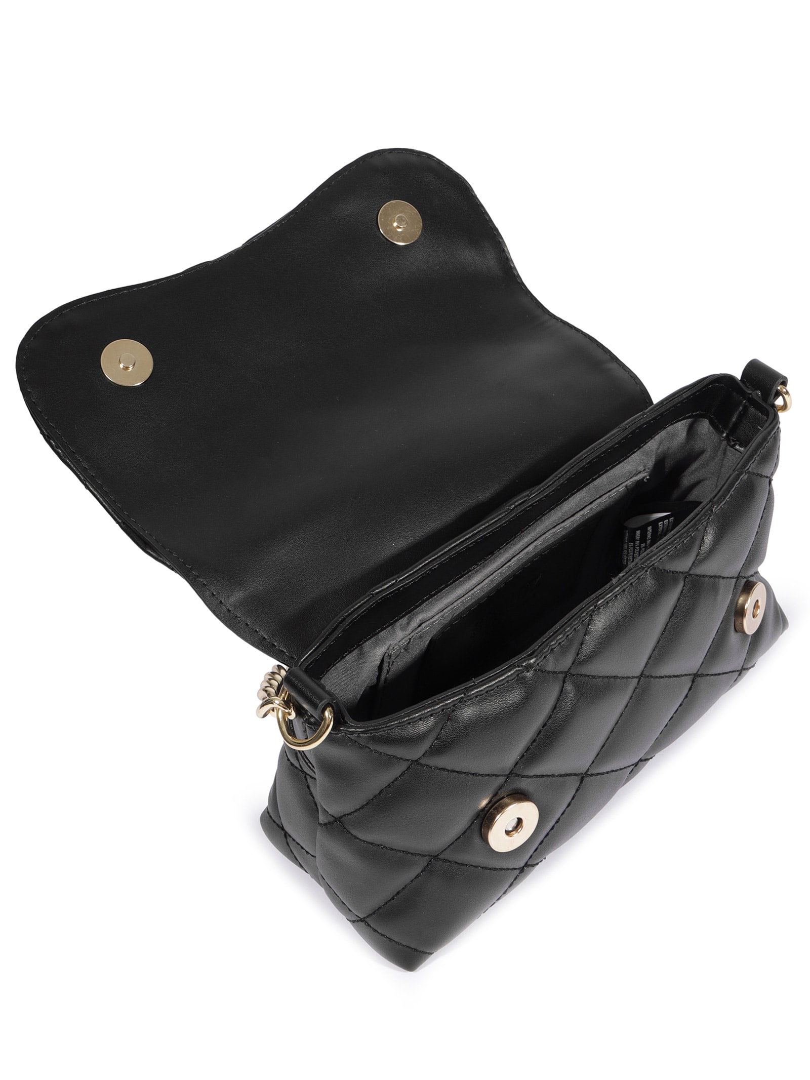 Bolsa Feminina Pequena Matelassê Preto Schutz