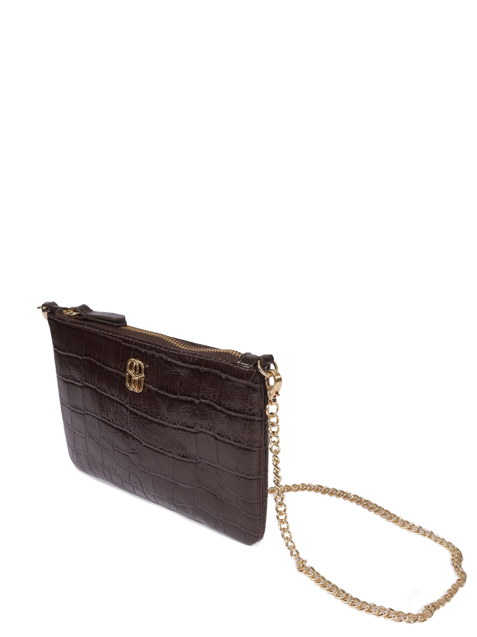 Bolsa Feminina Pequena Napa Marrom Schutz