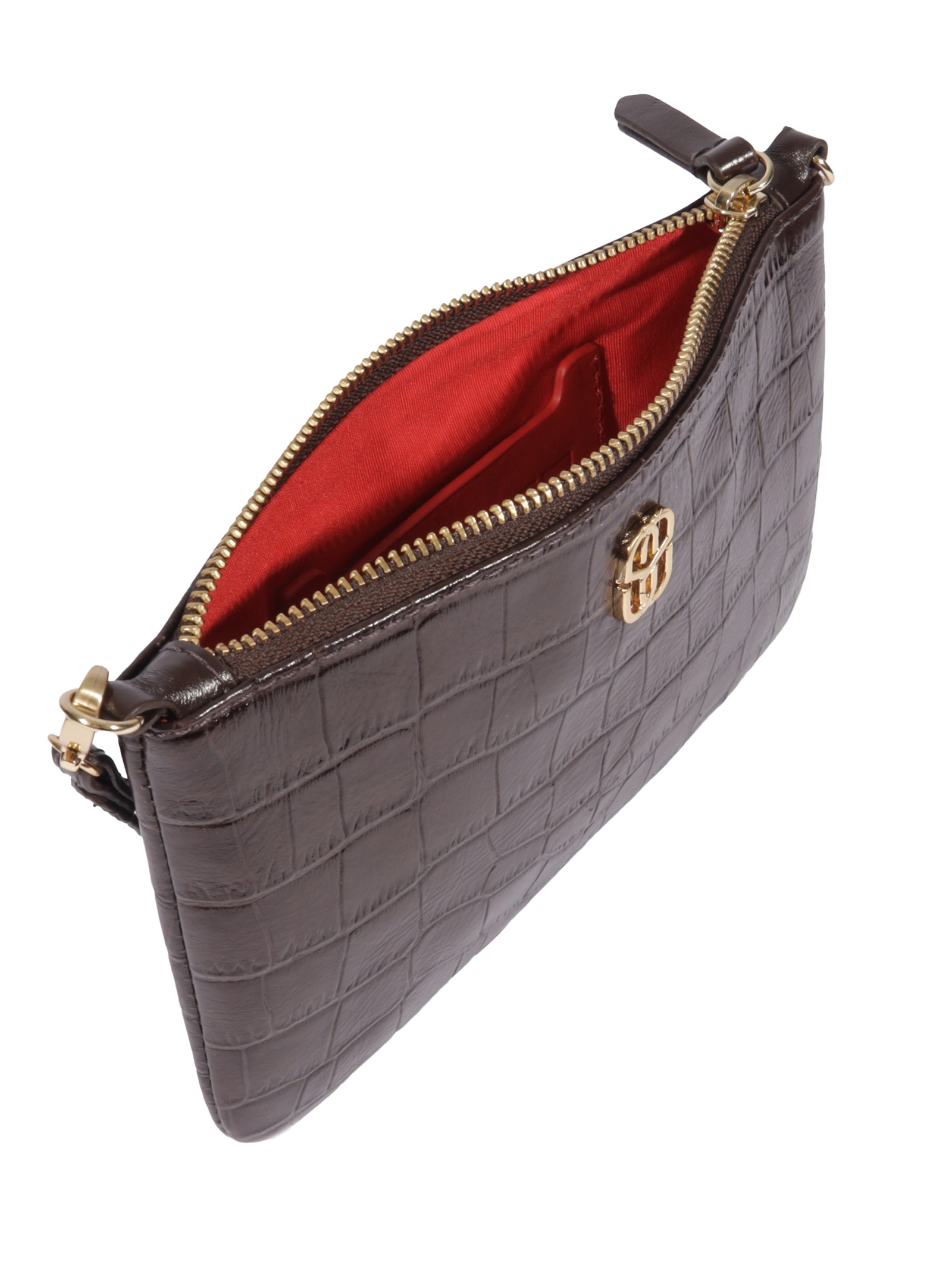 Bolsa Feminina Pequena Napa Marrom Schutz