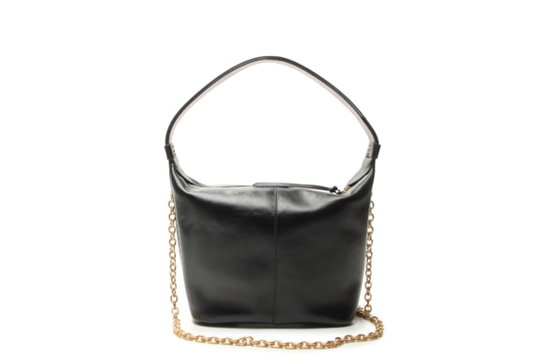 Bolsa Feminina Pequena Napa Oil - Preto