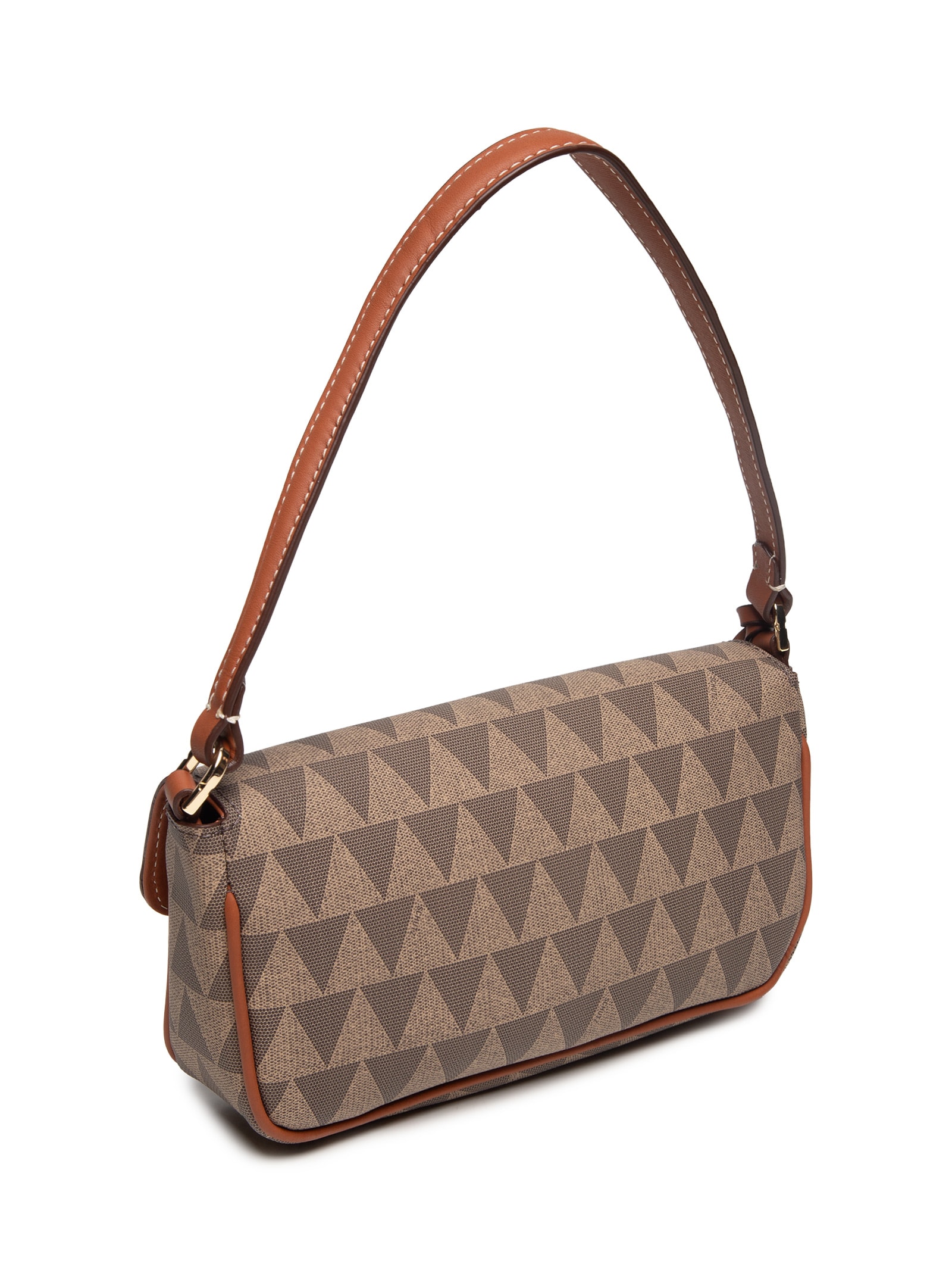 Bolsa Feminina Pequena New Canvas Triangle Madison Nat Cinza Schutz