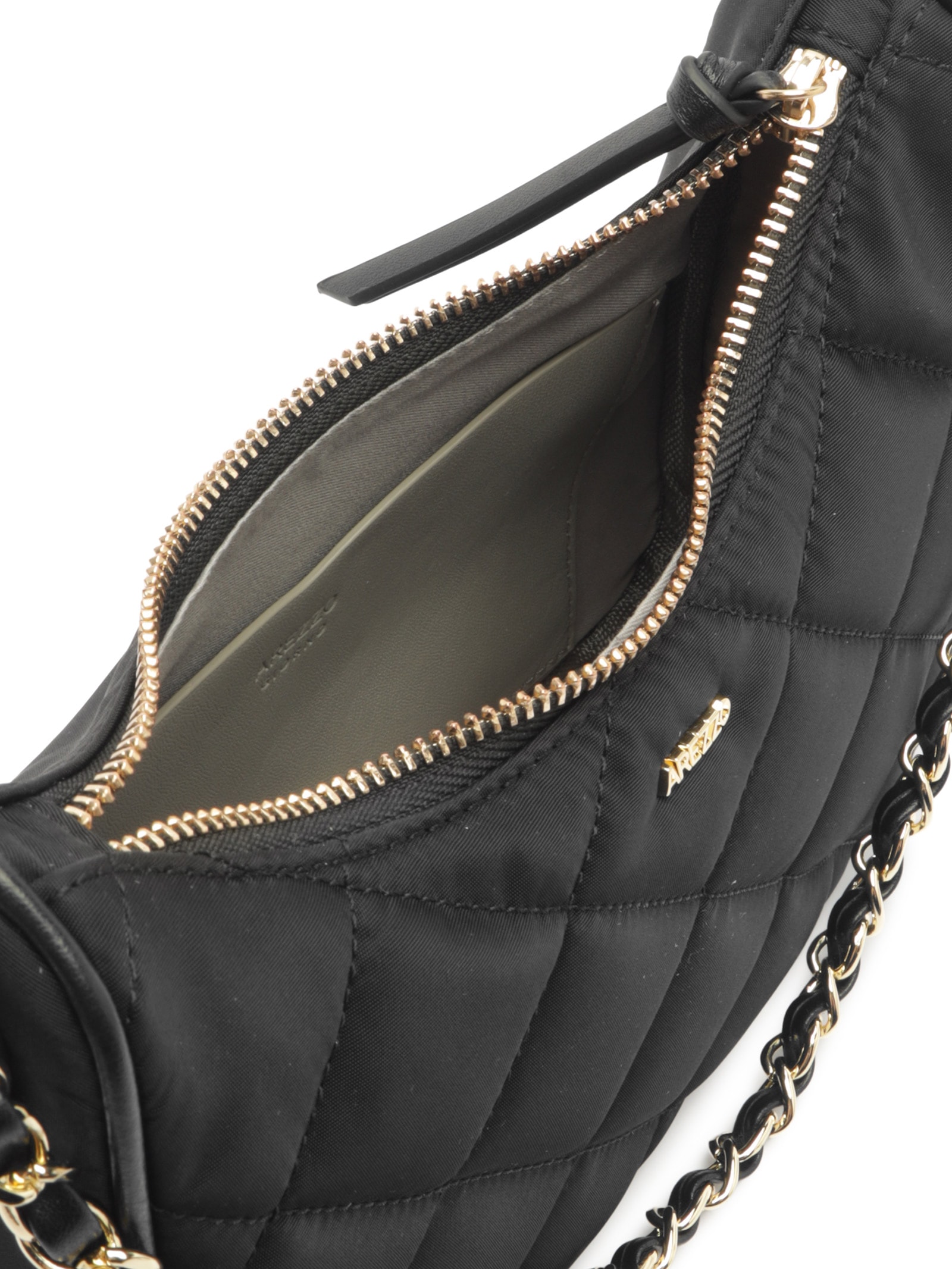 Bolsa Feminina Pequena Nylon Eco Calf Preto Arezzo