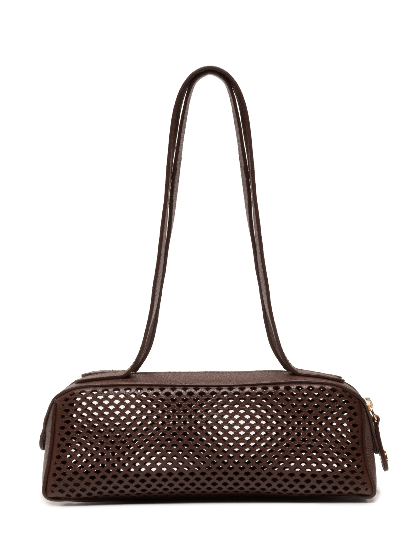 Bolsa Feminina Pequena Panamá Marrom Luiza Barcelos