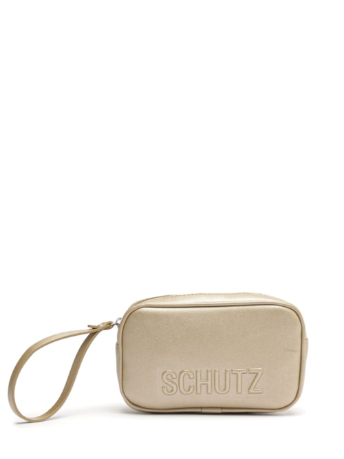 Bolsa Feminina Pequena Saffiano Tecnol – Dourado