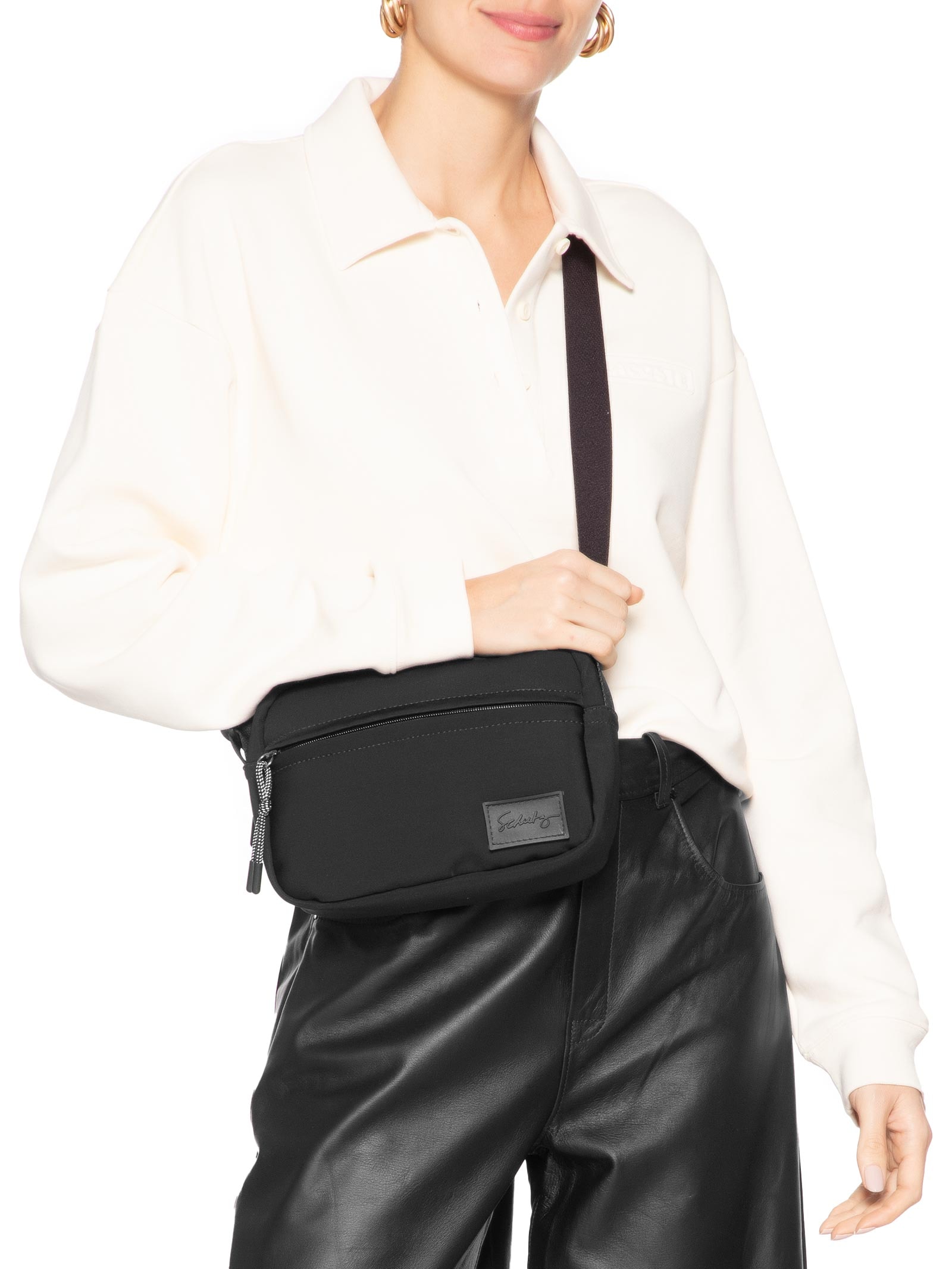 Bolsa Feminina Pequena Spa Napa Glo Preto Schutz