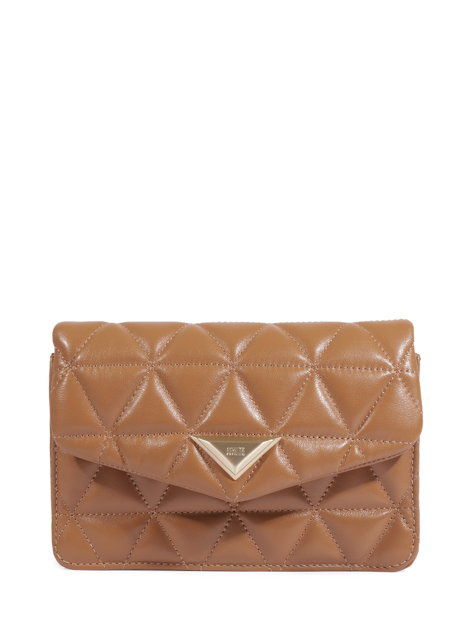 Bolsa Feminina Pequena Tiracolo 944 Matelassê Marrom Schutz