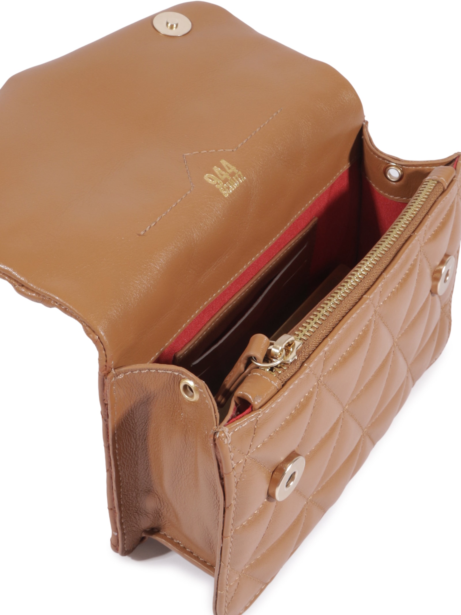 Bolsa Feminina Pequena Tiracolo 944 Matelassê Marrom Schutz