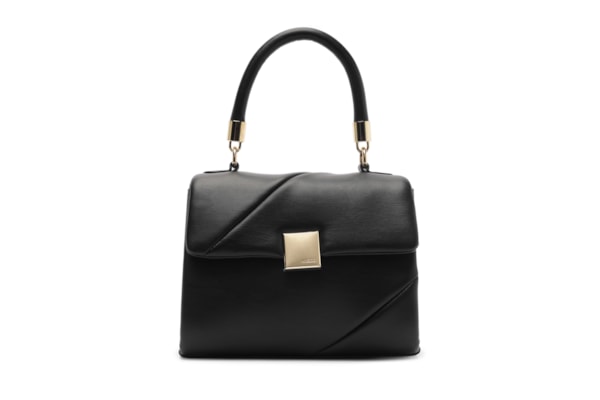 Bolsa Feminina Pequena Tiracolo Eco Soft Calf - Preto