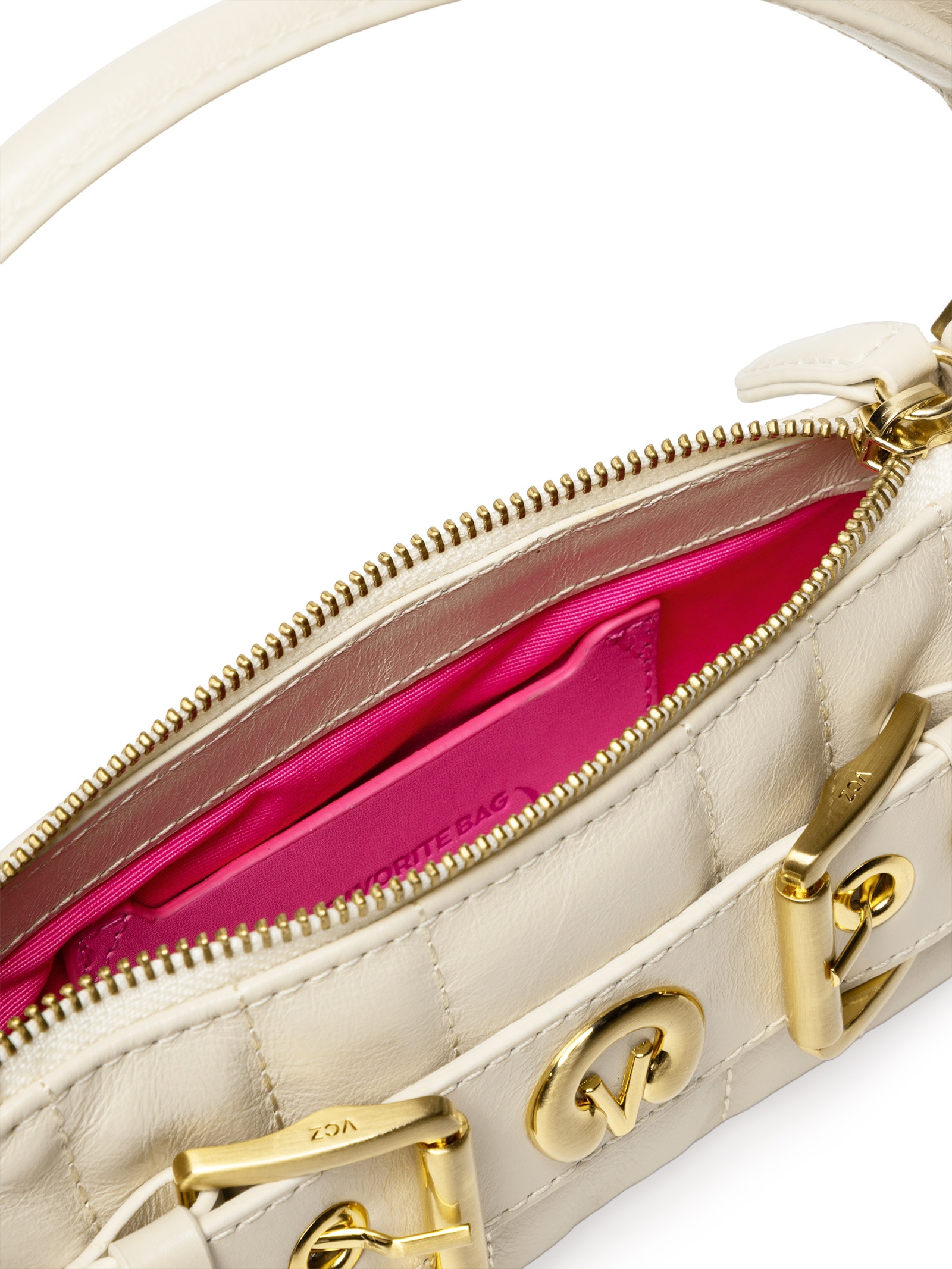 Bolsa Feminina Pequena Trento Branco Vicenza