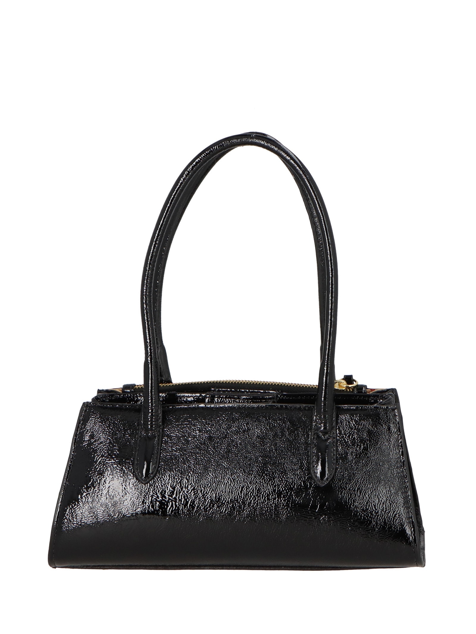 Bolsa Feminina Pequena Verniz Show Preto Luiza Barcelos