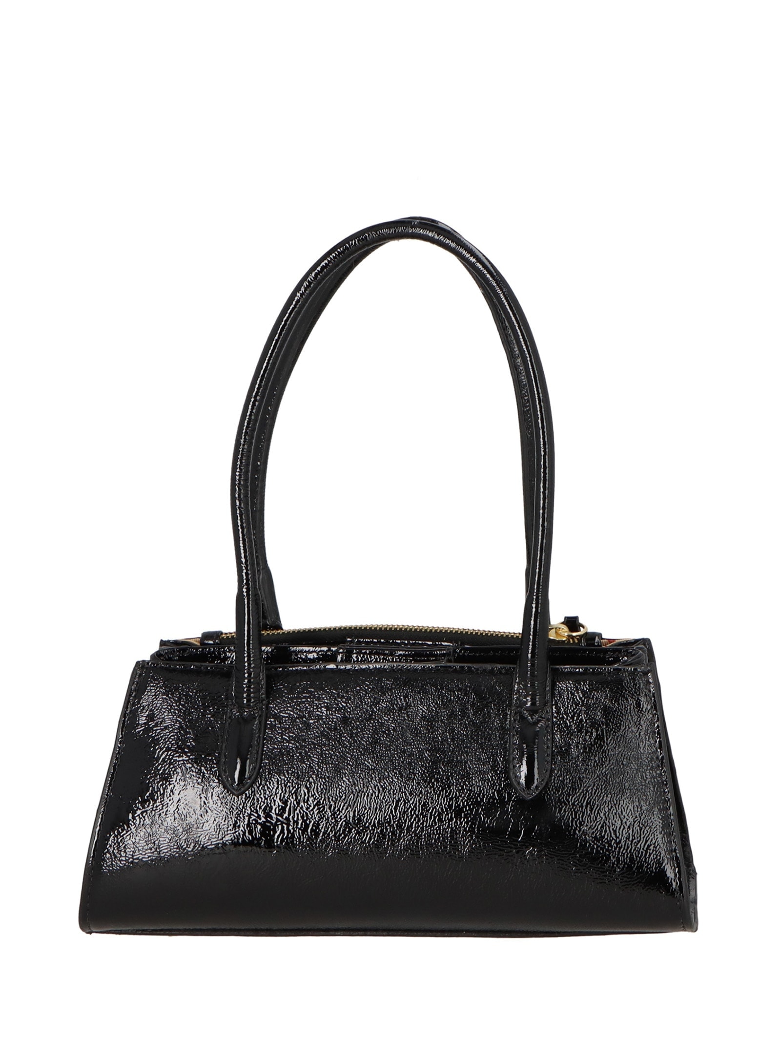 Bolsa Feminina Pequena Verniz Show Preto Luiza Barcelos