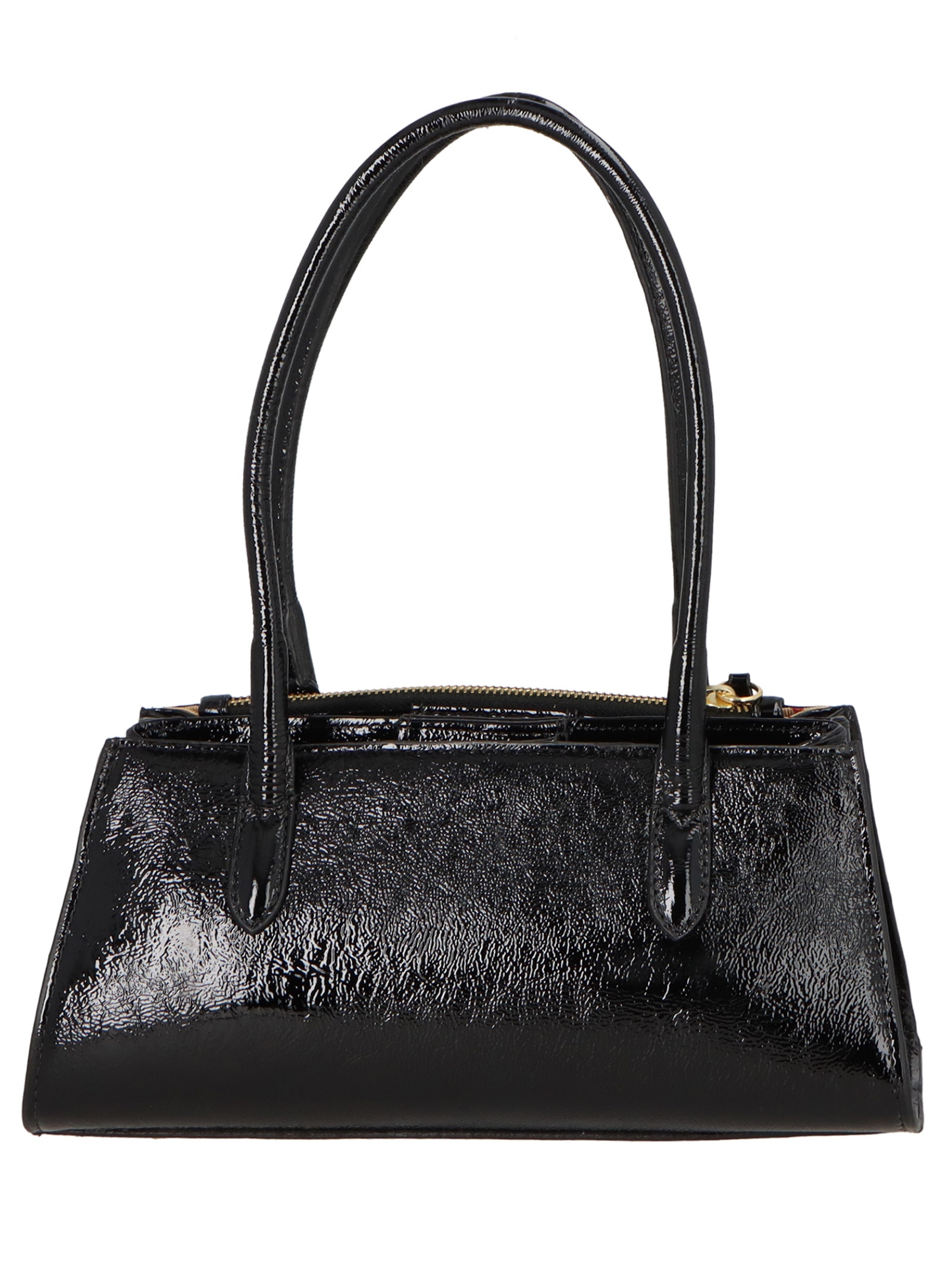 Bolsa Feminina Pequena Verniz Show Preto Luiza Barcelos