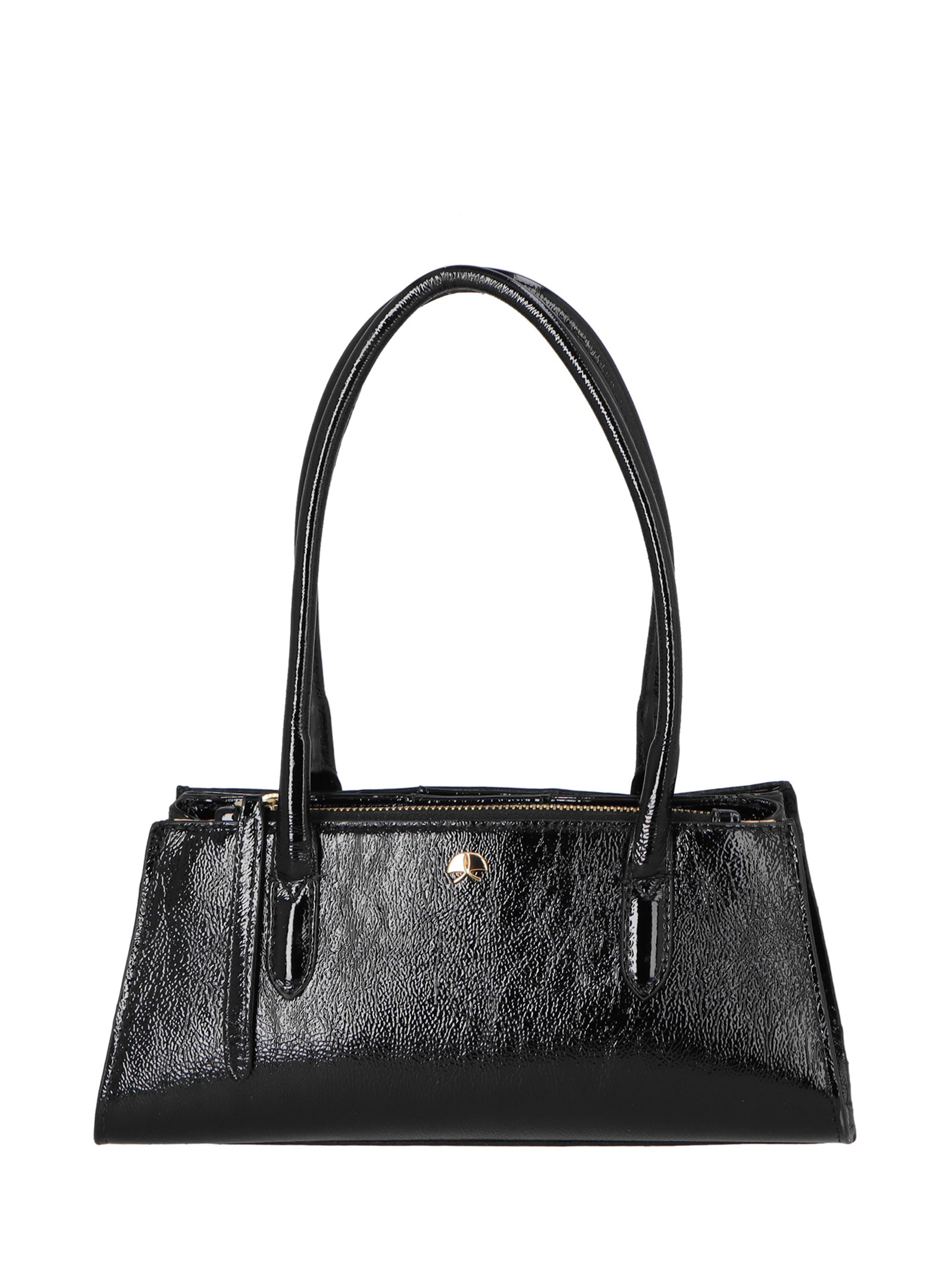 Bolsa Feminina Pequena Verniz Show Preto Luiza Barcelos