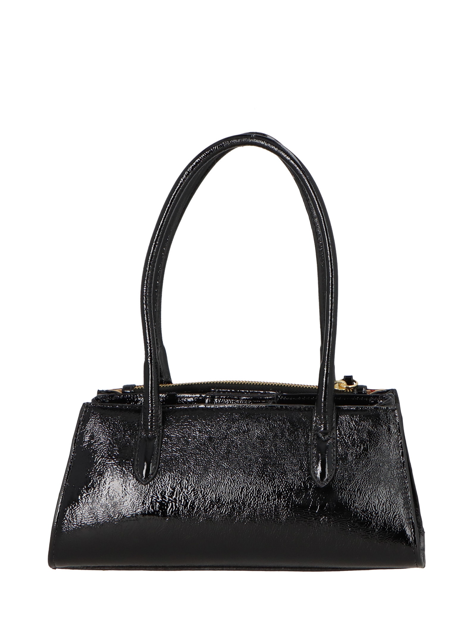 Bolsa Feminina Pequena Verniz Show Preto Luiza Barcelos